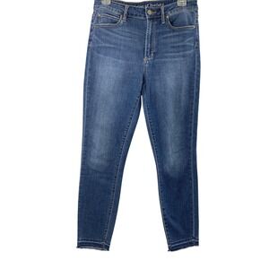 Articles of Society Jeans Womens 29 Medium Wash Denim Skinny Raw Hem